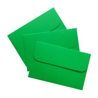 Zelená obálka A5 na dopisy a přání